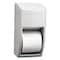 Bobrick Matrix Series Two-Roll Tissue Dispenser, 6 1/4w x 6 7/8d x 13.5h, Gray BOB 5288 - alternate 1